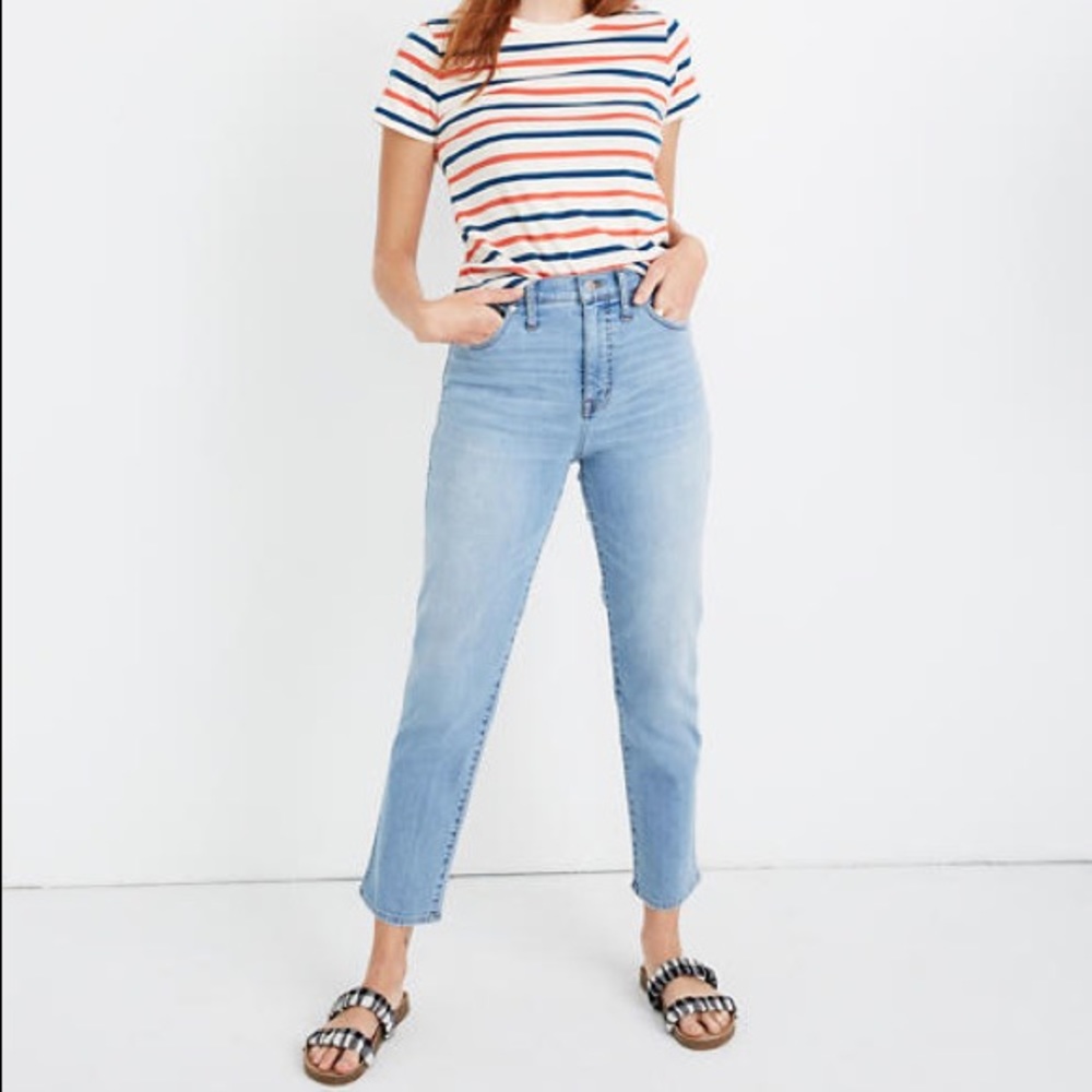 Madewell Petite Stovepipe Jean 23 P 23P Vance wash